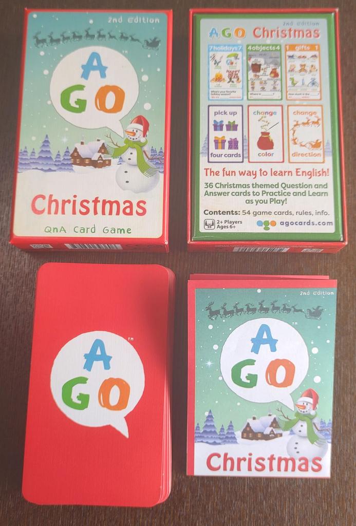 AGO English Card Game Christmas