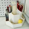 360 Degrees Rotating Desk Organizer Large Capacity Pen Holder Multifunctional Office Desk Accessory for Office Supplies And Makeup Brushes