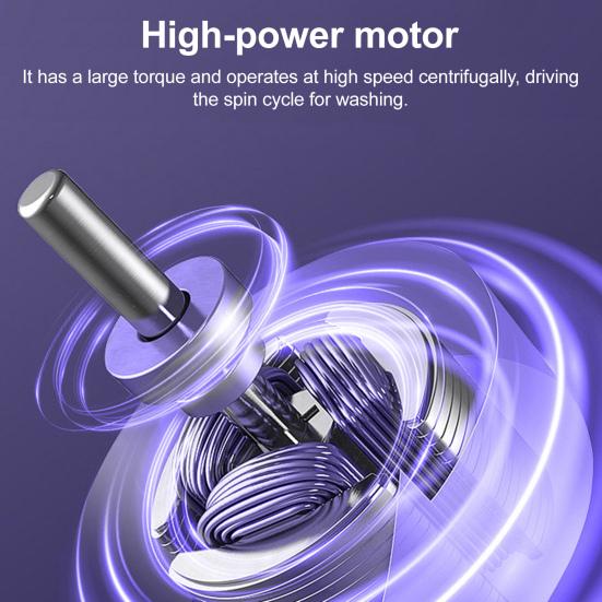 Folding Washing Machine Portable Mini Washer Powerful Decontamination Easy Operation