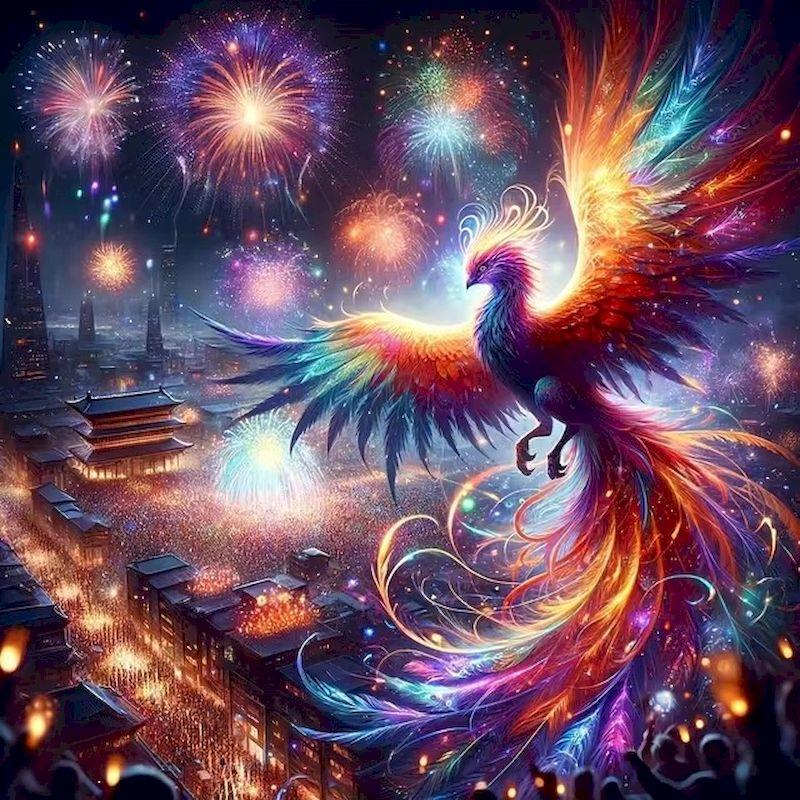 

GATYZTORY Diamond Mosaic 5D Cat Flower Phoenix Painting Full Square Round Arts Cross Stitch Home Decoration Full Square 25x25cm