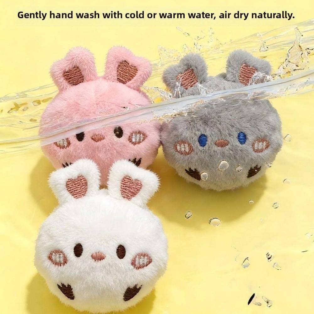 Bunny Shape Dog Chew Toy Colorful Puppy Squeaky Toy Cute Pet Bouncy Ball  Fetch Game