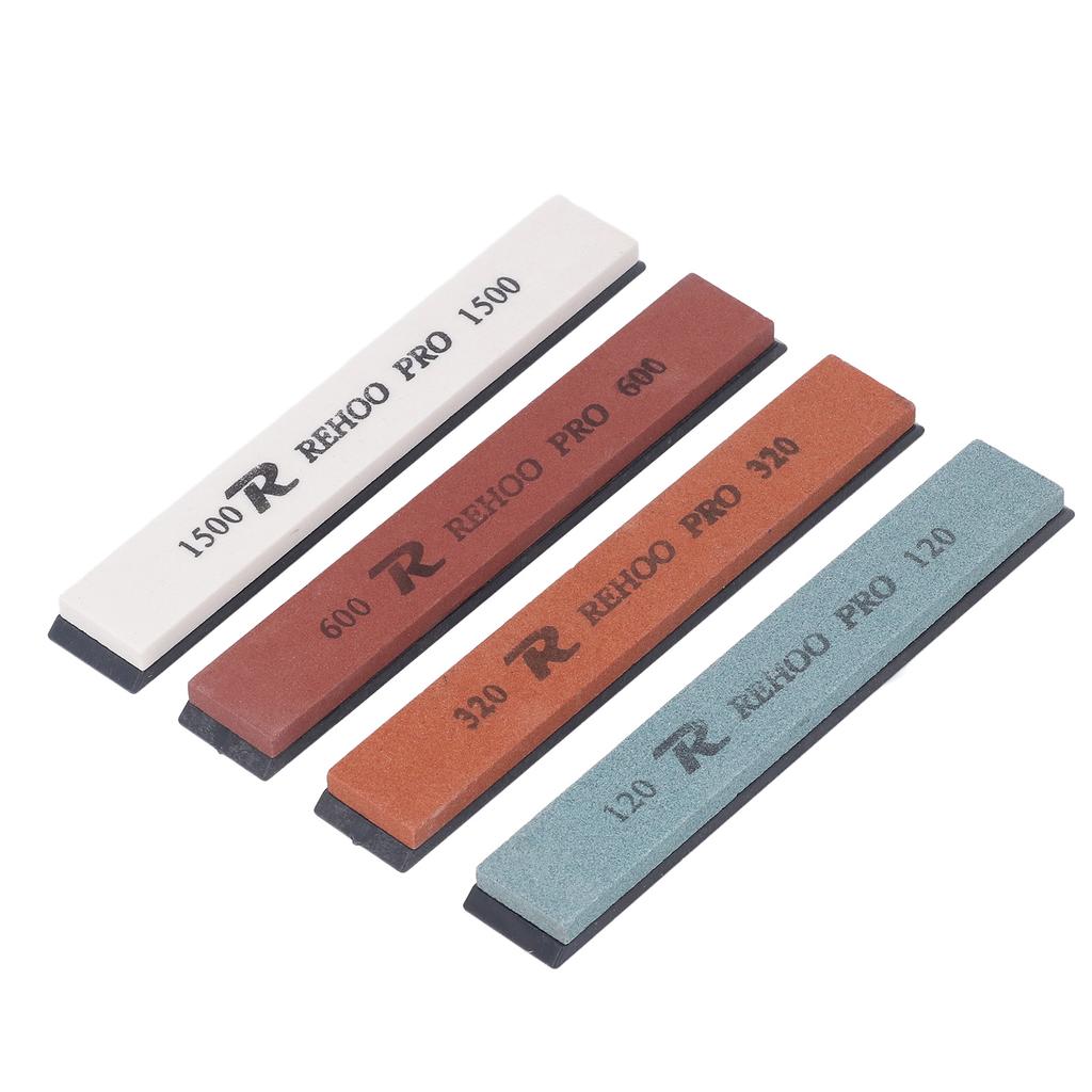 4 SZT Kamień do ostrzenia noży Osełka o stałym kącie Zestaw ostrzałek do noży Gradacja 120 320 600 1500 Woda