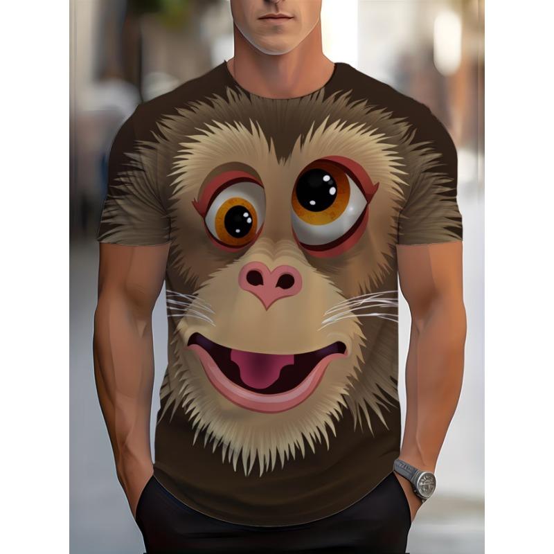 Funny Beer Tee T-shirt Men Creepy Zombie Beer Can Print Short Sleeve Man