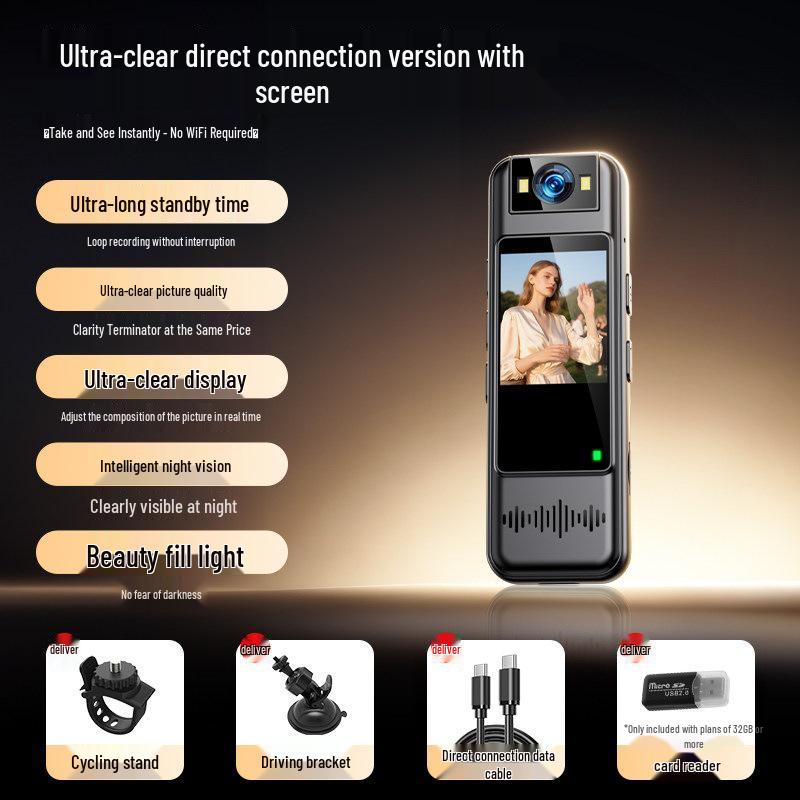 WiFi-Enabled Law Enforcement Recorder: Audio/Video Recorder & Mobile Remote Camera