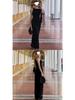 Women's Elegant One-Shoulder Summer Dress - Solid Color Draped Fashion