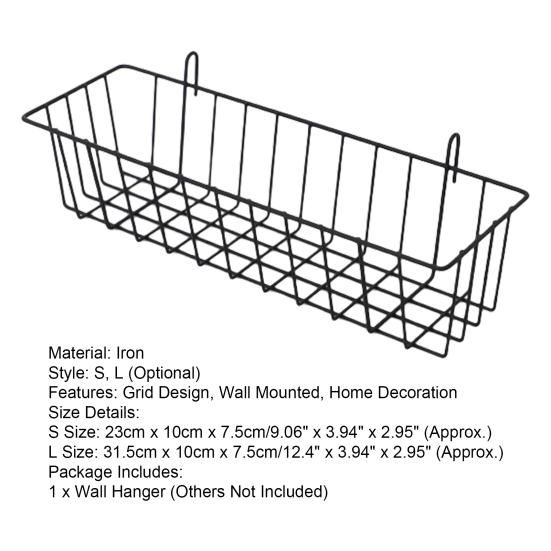 Rejilla Colgante de Pared Diseño Multifuncional Montada en Pared Fuerte Capacidad de Carga Grande Decoración del Hogar DIY Pared de Fotos Pantalla Almacenamiento de Arte