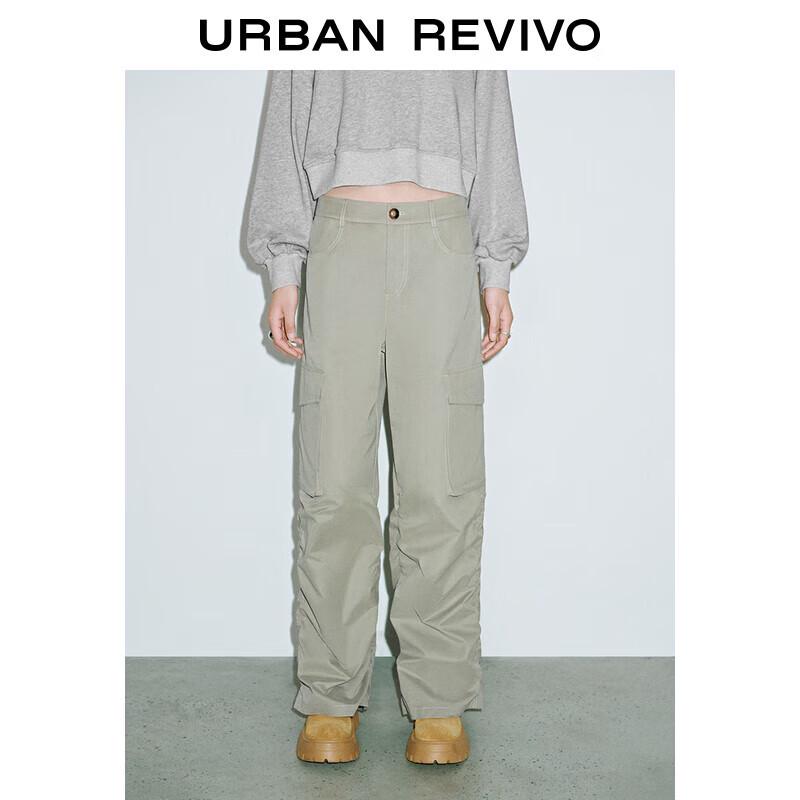 

UR Women s Pleated Wide-Leg Cargo Pants XL