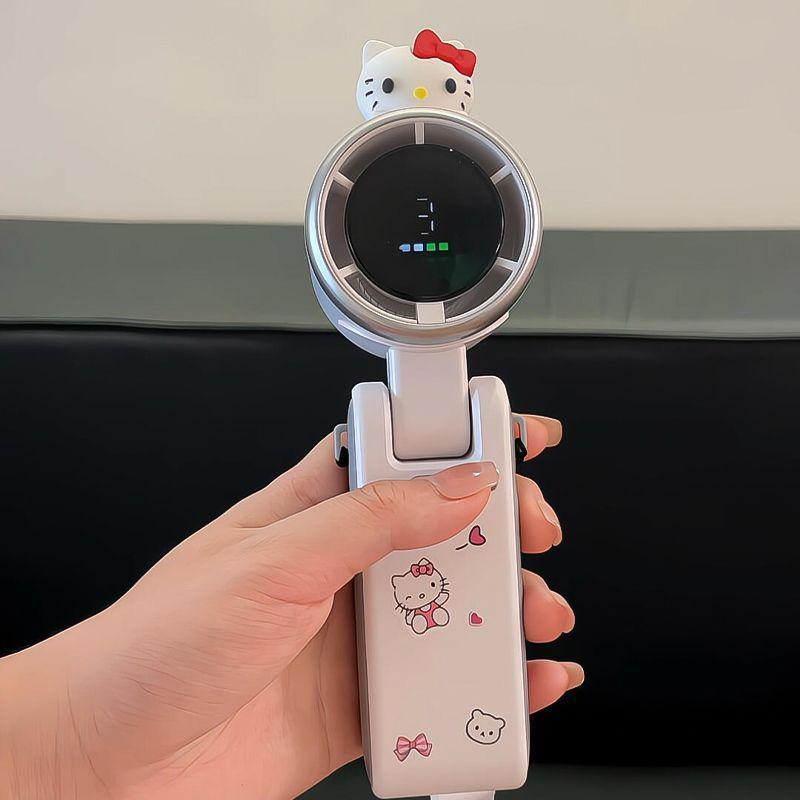 Handheld Bladeless Fan: Portable, Silent, Long Battery Life, Wearable Neck-Hanging, Mini Desktop Electric Turbine Fan. Default