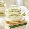 31-Piece Daisy Underglaze Ceramic Dinnerware Set