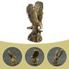 Rzeźba Orła Statua Znaczki do Rękodzieła Styl Vintage Dekoracja Biurka Figurka z Mosiądzu Symulacja
