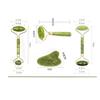 Woman Roller Jade 3-piece Set Massager Face Eyes Neck Forehead Beauty Scraping Pebble Facial Massage Stick