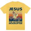Jesus The Ultimate Deadlifter Funny Tshirt Unisex Unisex Christian Religious Faith T Shirt Oversized Cotton Gym T Shirts Streetwear