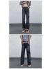 Men's Summer Korean Straight Casual Pants - Retro American Style Ripped Jeans