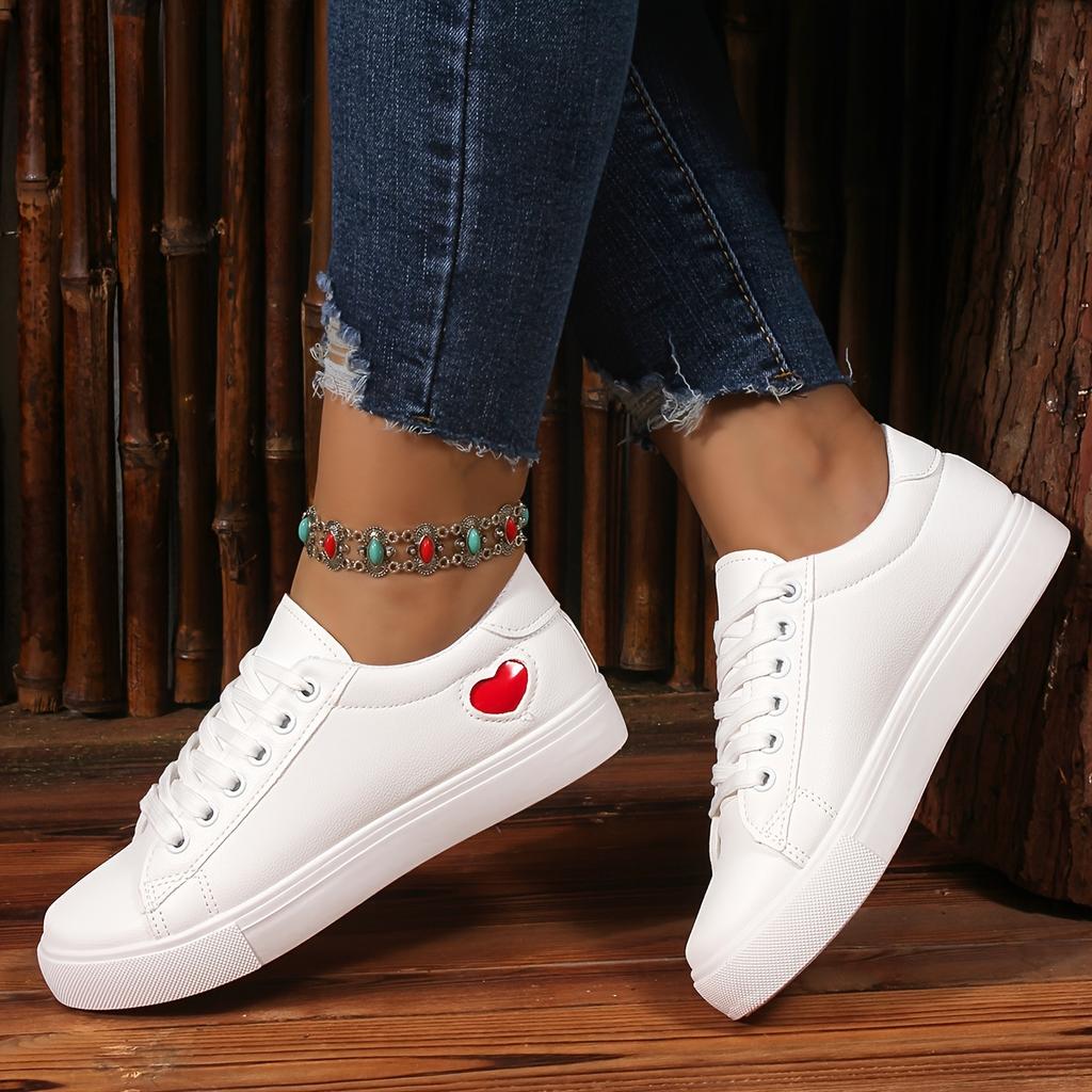 Small White Shoes Female 2025 New Soft Bottom Non-slip Running Student Shoes Casual Hundred with Flat Bottom Basic Students Female Board Shoes
