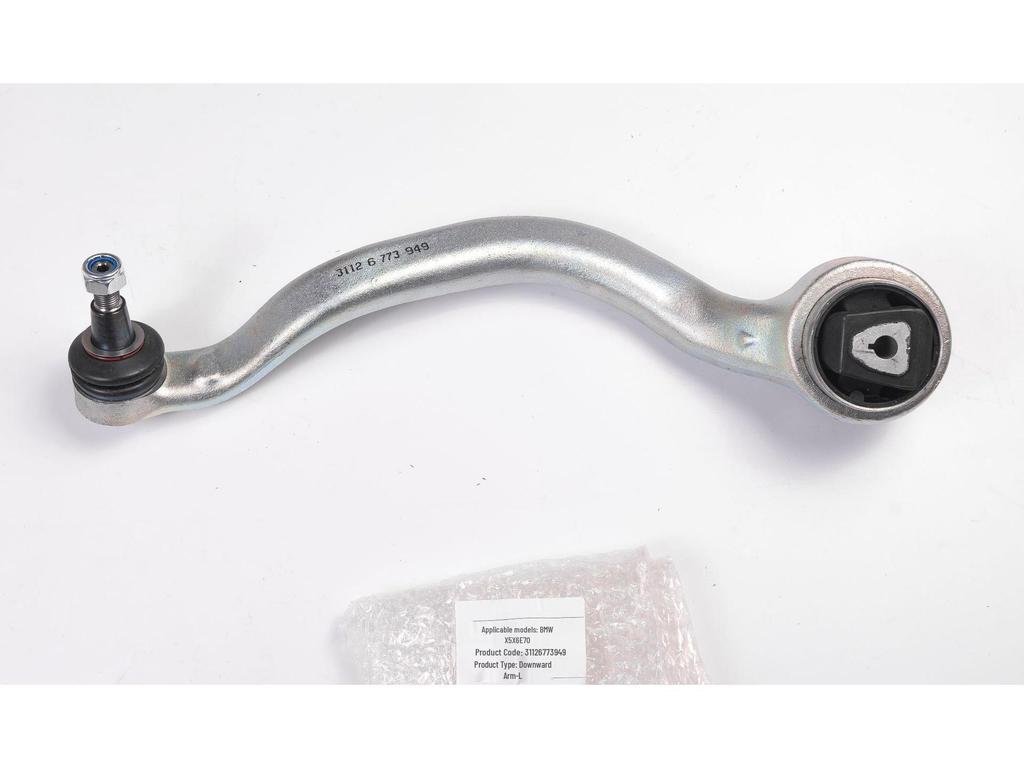 BMW X5/X6 Control Arm Suspension: Upper Arm, Lower Straight Arm, Lower Curved Arm (Part No. 31126776417)