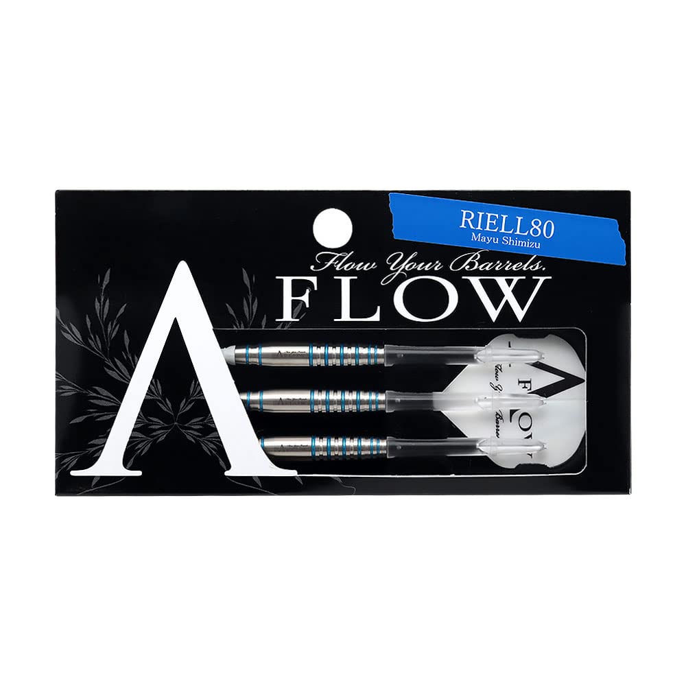 DYNASTY RIELL 2BA Maito Shimizu Player Model Dart Barrel Dart Set A-FLOW80