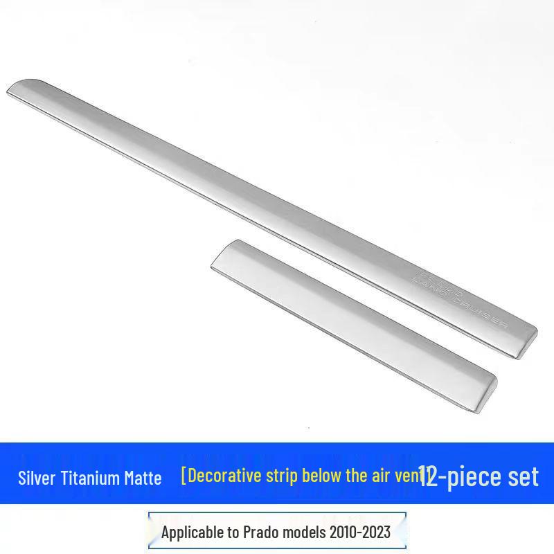 Декоративная накладка на передний воздуховод для Toyota Prado 10-23: Доминирующий Декор Центральной Консоли
