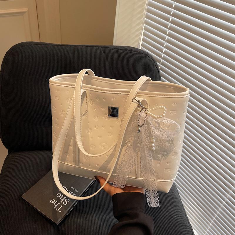 

Premium bag women s new spring niche shoulder bag large-capacity tote bag class commuter bag