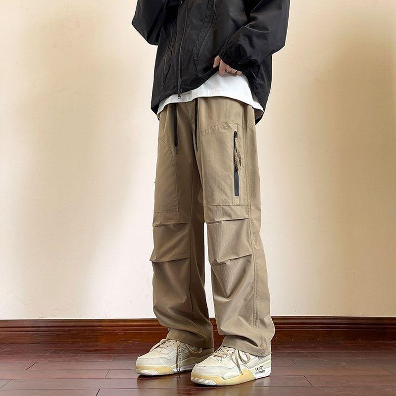 Overalls Men's Autumn New American Trend Brand ins Loose Casual Pants Outdoor Zipper Pockets Functional Charge Pants