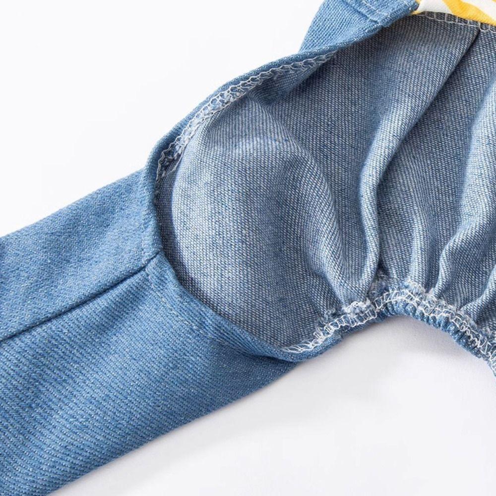 Cute Dog Jumpsuit Towable Dog Stripes Vest Pet T-Shirt Dog Sweatshirt  Travel