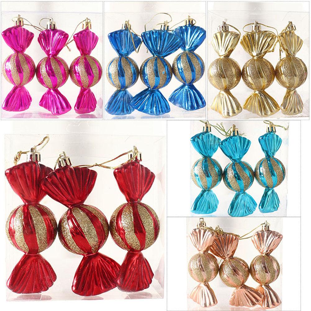 Christmas Tree Ornament, Xmas Glitter Candy Ball, Shatterproof Material, Lightweight Design, Festive Addition to Home Decoration