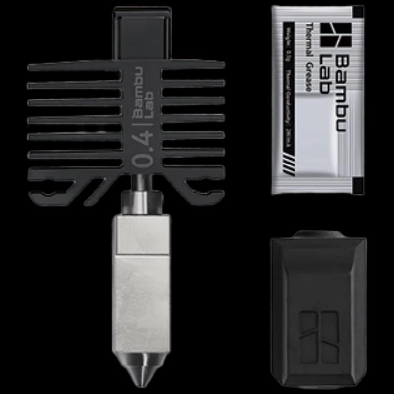 Сборка хотенда с закаленной стальной насадкой Bambu Lab