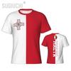 Maglietta Sportiva Aderente Bandiera di Malta Maltese 3D Per Magliette Maglia Abbigliamento Calcio Calcio Fan Regalo Maglietta Patriottica