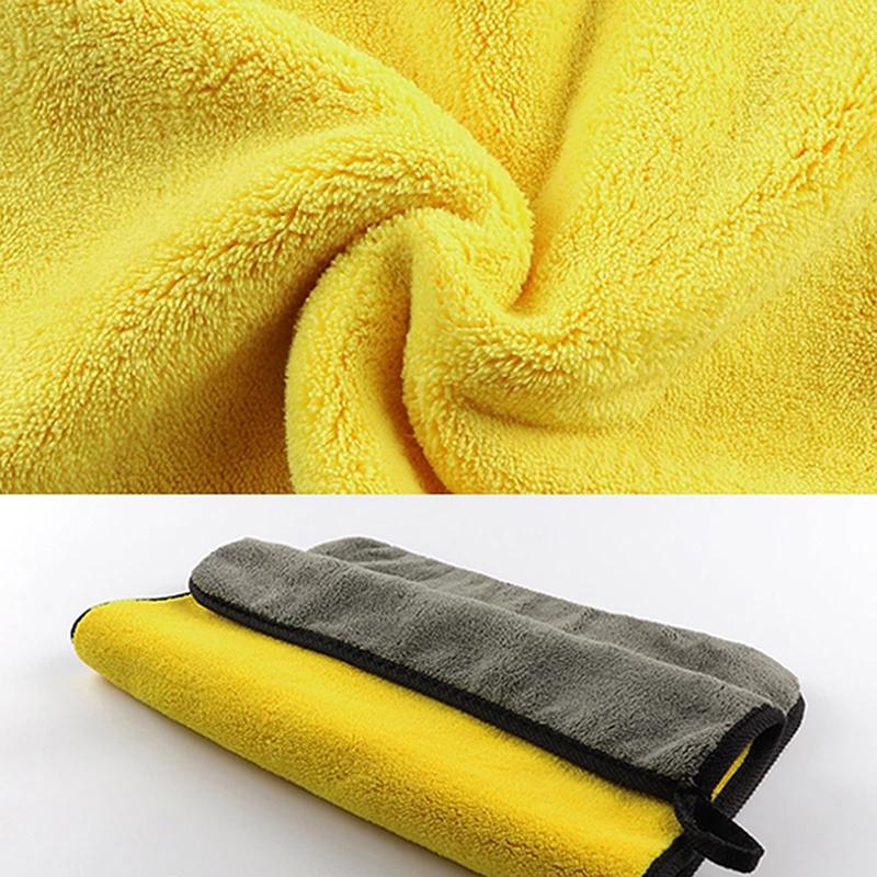 Microfiber Coral Fleece Car Wash Towel Car Detailing Care Cleaning Drying Cloth Auto Accessories 30x30/60CM Random