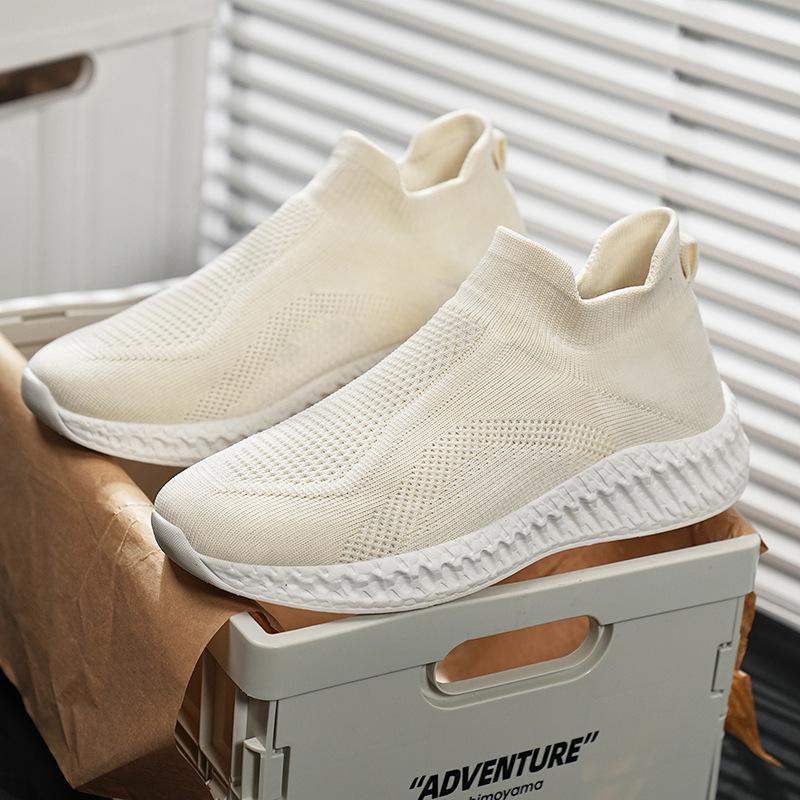 Spring Foot Shoes For Shoes Men'S Shoes Casual Shoes Breathable Fly-Woven Sports Shoes