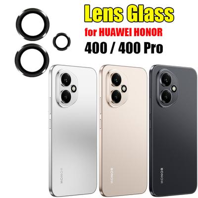 Lens Protector for Honor 400 Honor 400 Pro 5G Honor 400 Lite [Keep Original Shooting] HD 9H Tempered Glass Camera Metal Ring Protector Case Cover