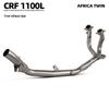 Stainless Steel Full Exhaust System for CRF1100L (2020-2024) - Easy, Non-destructive Installation