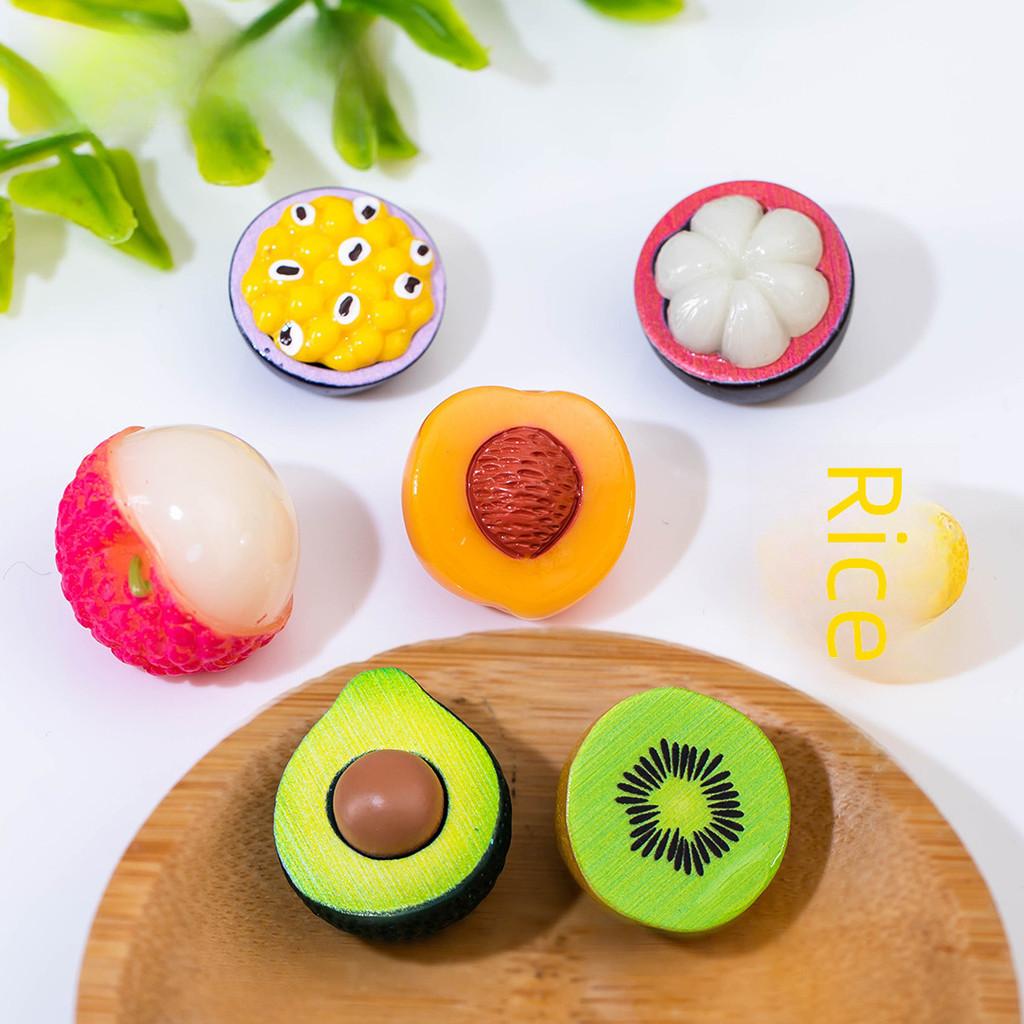 Realistic Miniature Resin Fruit Blind Box Creative Decor For Dollhouse Fans