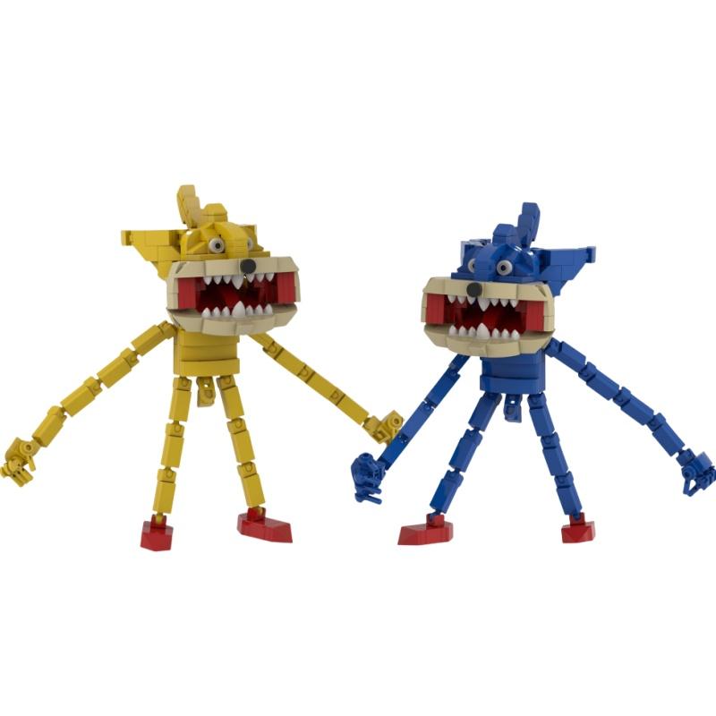 Classic Animated Character Sonices Model Building Block Horror Sinful Hedgehog Action Figure Assembling Bricks Toy Birthday Gift