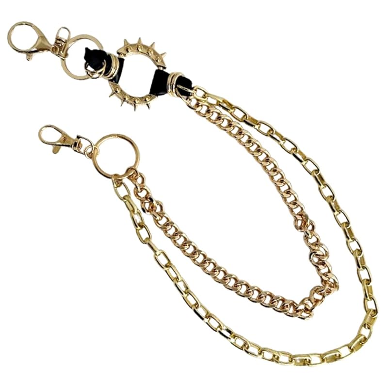 

[arcade] key chain wallet chain wallet chain keychain chain crab crab Loss/theft prevention men s ladies silver gold black Gunmetal Gold (12 types)