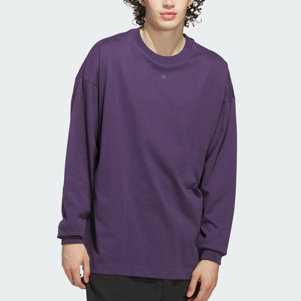 Adidas Basketball The 2026 Collection Chapter 01 Loose Fashion Sports Crew Neck Long Sleeve T-Shirt Unisex Tops JX5581