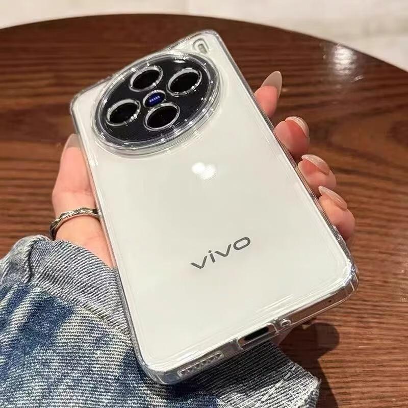 Funda Vivo X300 Pro Cobertura Total Transparente Borde Suave Cubierta Protectora Antihuellas Delgada Protectora