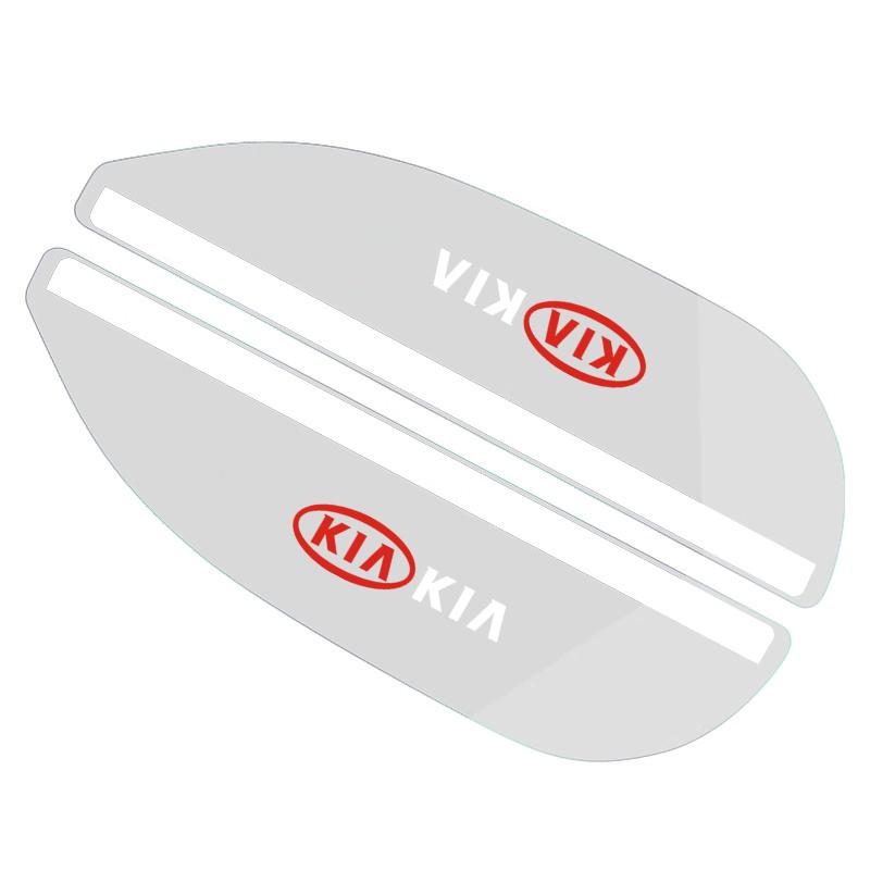 AABIV1 2Pcs Car Rearview Mirror Rain Eyebrows Rainproof Cover For KIA RIO Soul EV6 EV9 Sorento Ceed Niro EV3 Stinger K5 K9 Stonic Forte