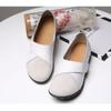 Women's Shoes Casual Shoes Women's Singles Mom's Shoes Low Cut Comfortable Velcro Loafers Bean Shoes