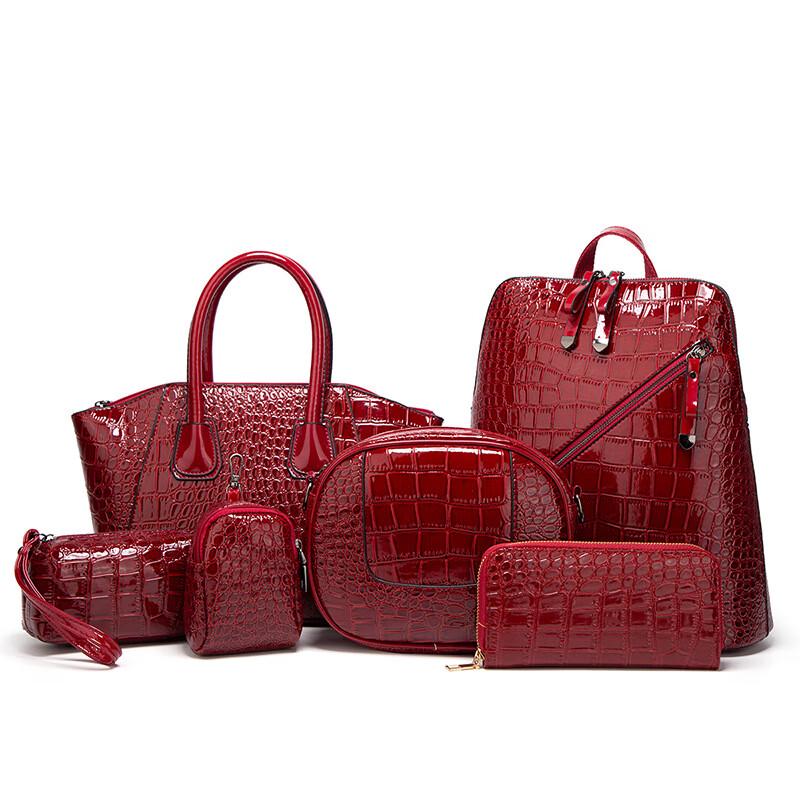 Women's Multi-functional 6-Piece Handbag Set