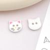 40pcs Cute Kitty Buttons 12mm Kitten Head Buttons Mini Calico Cat Buttons  Clothes Accessories