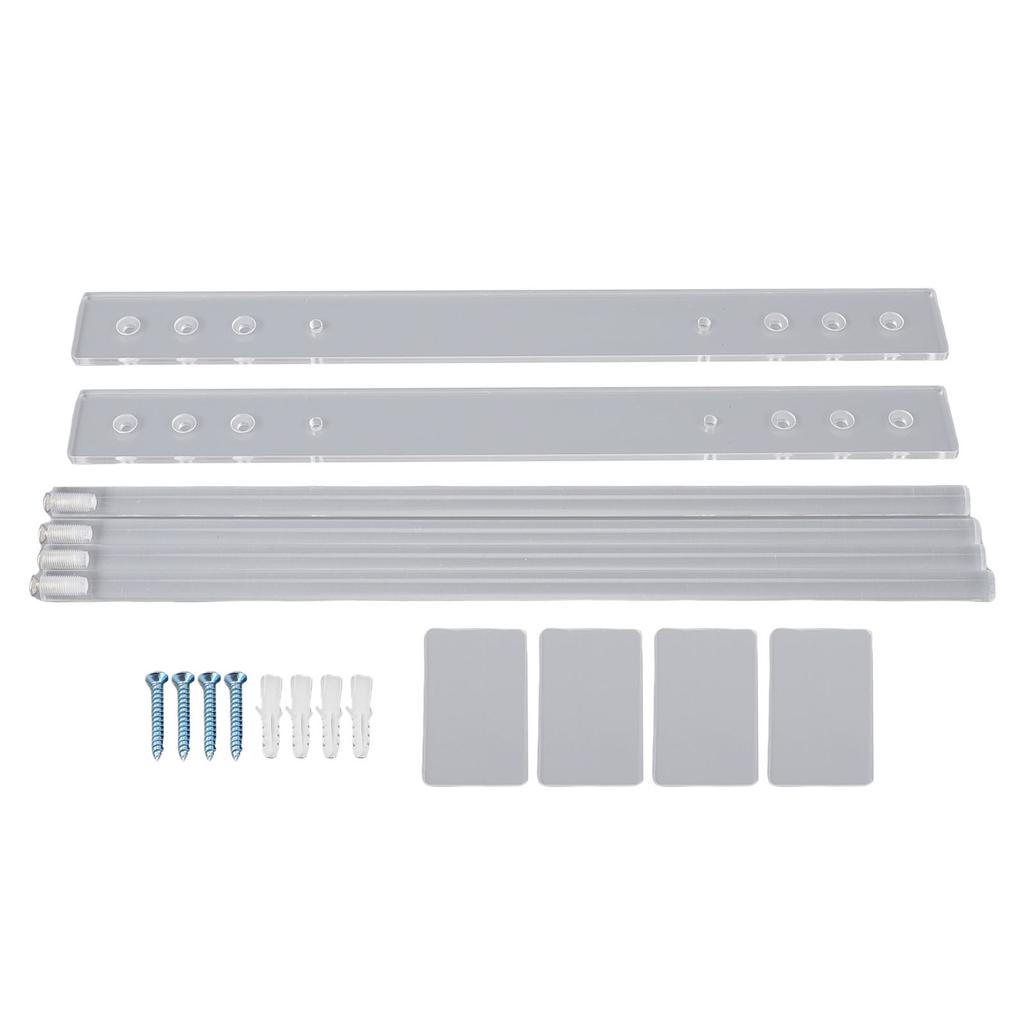 Cowboy Hat Rack Multifunctional Adjustable Acrylic Wall Mount Cowboy Hat Holder Organizer for Home