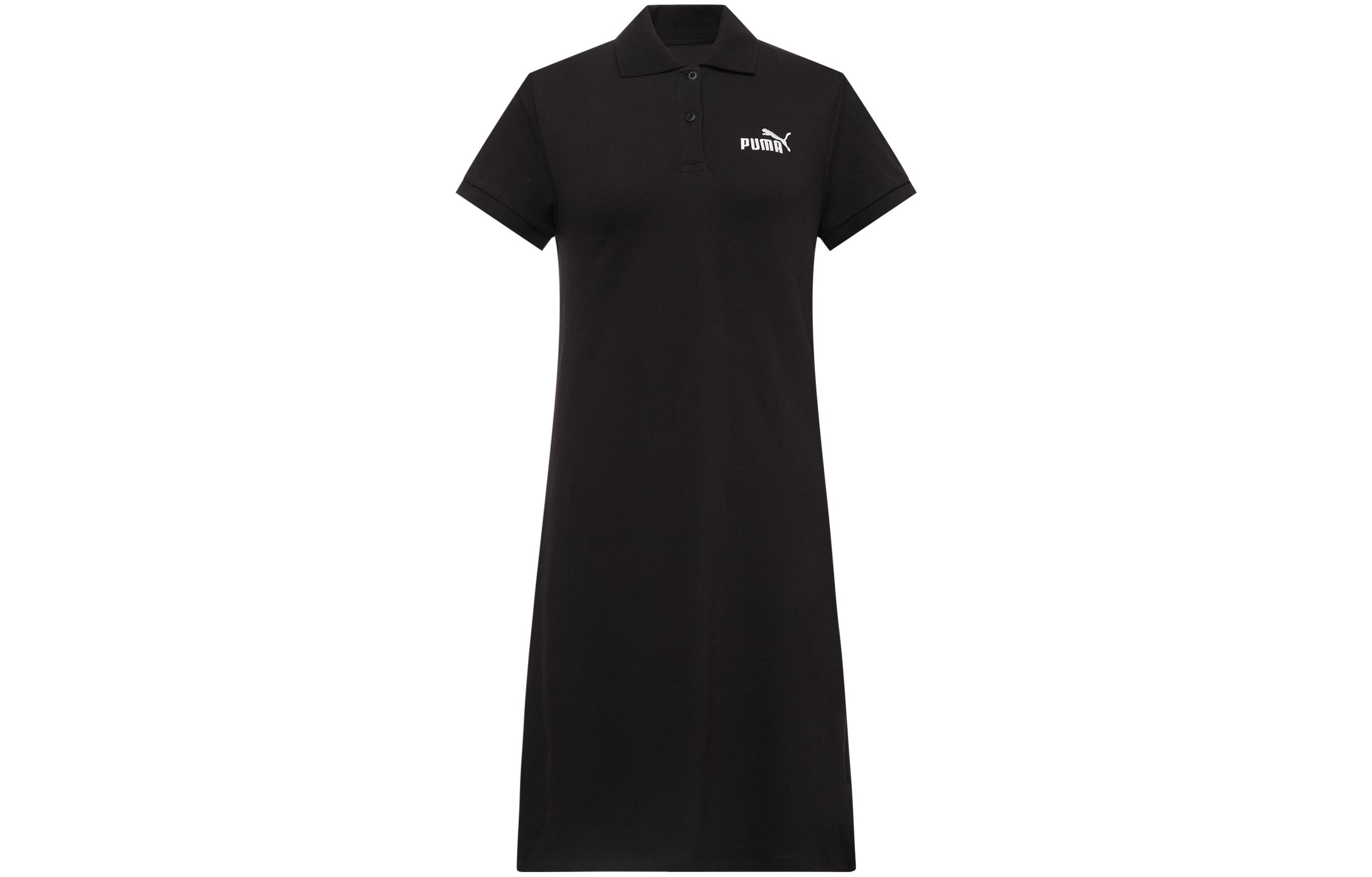 PUMA Short Sleeved Dress Women s Black 676691-01 S