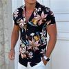 Camicia Comoda da Uomo Albero di Cocco Stampa 3D Hawaiana Spiaggia S-6XLl Manica Corta Top alla Moda Casual
