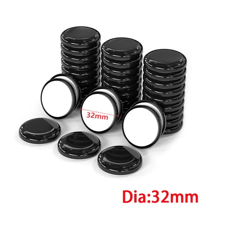 20Pcs Black PE Sliding Pad Self-Adhesive Mobile Sliding Pad Silent Wear-Resistant Furniture Table&Chair Foot Pad Protective