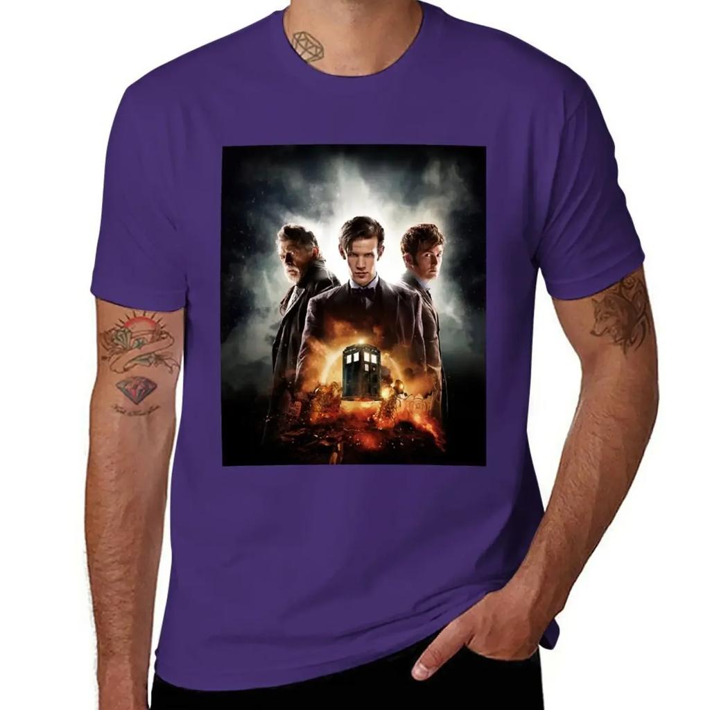 Day Of The Doctor T-Shirt Summer Clothes Sports Fans Boys Animal Print Plain T Shirts Men