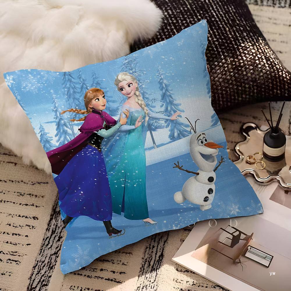 Cartoon-F-Frozenes Pillow Cover Sofa Cushion Cover Home Room Decoration Children Gift