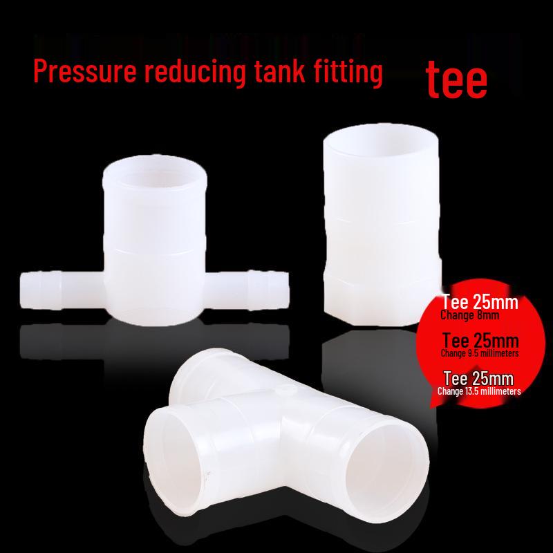 

Pressure Reducing Water Tank 6-Point Connector 25mm to 9.5/13.5mm Tee & Elbow 6-point Inlet Connector