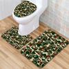 Textured Toilet Three-Piece Floor Mat Bathroom Three-Piece Carpet Doormat