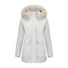 Winter Coat Women 2025 Long Plush Fur Collar Fleece Lined Parka Jacket Korean Style