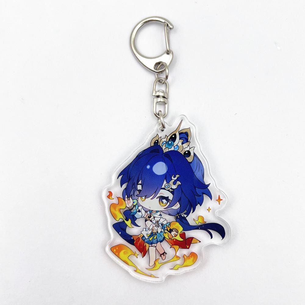 Gioco Honkai Star Rail Feixiao Boothill Jiao qiu 7 Marzo Portachiavi Cosplay Ciondolo Acrilico Portachiavi Portachiavi Accessorio Borsa Oggetto di Scena
